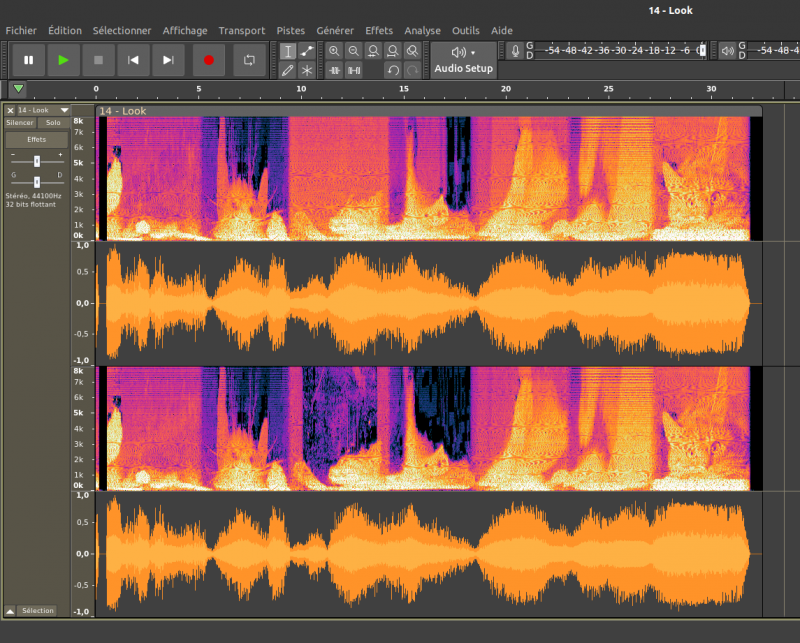 exemple de spectrogramme en multi-vue