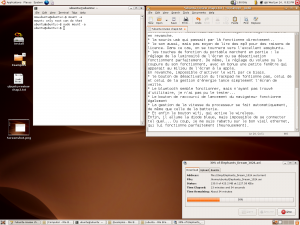 Capture d'écran d'Ubuntu 6.06 LTS pour postes de travail