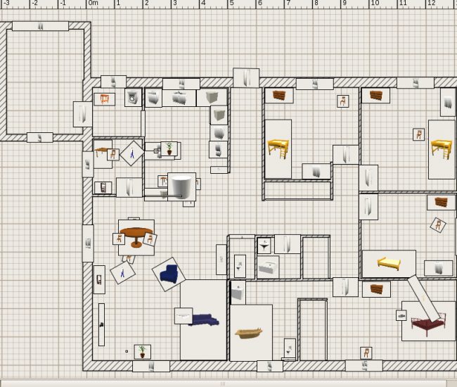 copie écran - un plan- sh3d